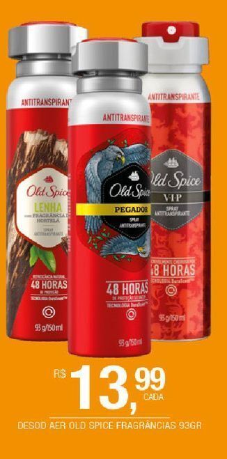 DB Supermercados Desodorante old spice 93g oferta
