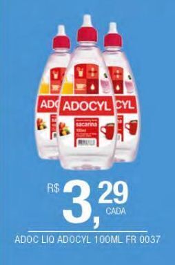 DB Supermercados Adoçante líquido adocyl 100ml oferta
