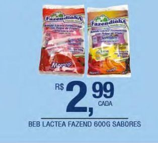 Bebida láctea fazendinha 600g