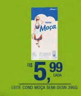 DB Supermercados Leite condensado moça 395g oferta
