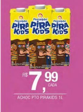 DB Supermercados Achocolatado pirakids 1l oferta