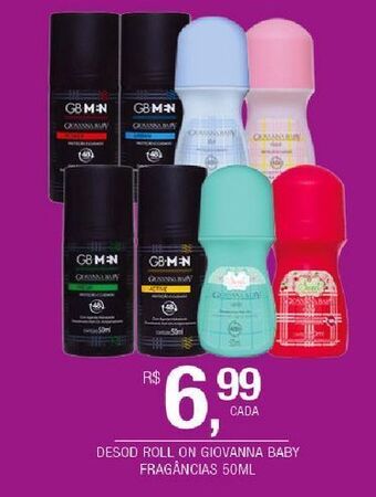 Desodorante roll on giovanna baby 50ml