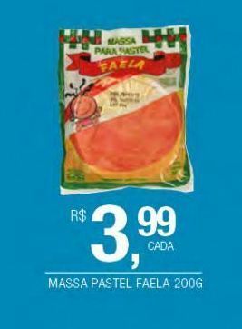DB Supermercados Massa pastel faela 200g oferta