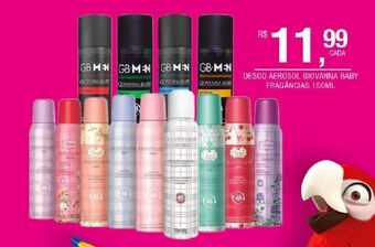 DB Supermercados Desodorante giovanna baby 150ml oferta