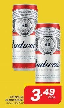 Cerveja budweiser 350ml