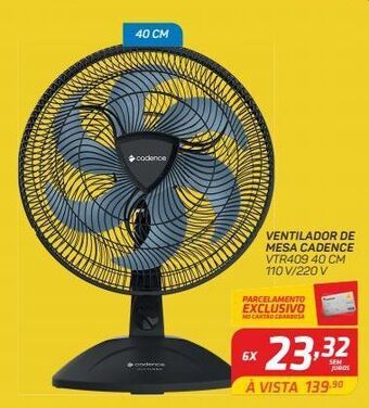 GBarbosa Ventilador de mesa cadence oferta