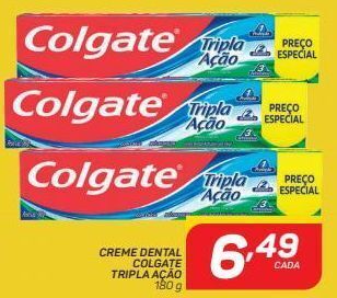 GBarbosa Creme dental colgate tripla ação 180g oferta