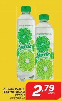 GBarbosa Refrigerante sprite lemon fresh 510ml oferta