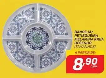 GBarbosa Bandeja / petisqueira melamina krea desenho oferta