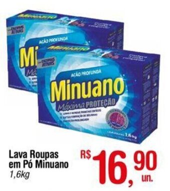 Fort Atacadista Lava roupas em pó Minuano 1.6kg oferta