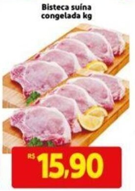 Extra Supermercado Bisteca Suína Congelada 1kg oferta