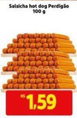 Extra Supermercado Salsicha hot dog Perdigão 100g oferta
