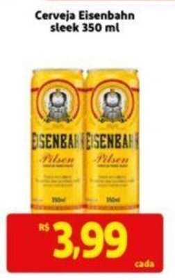 Extra Supermercado Cerveja Eisenbahn Sleek 350ml oferta