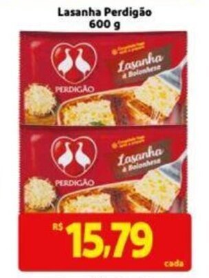 Extra Supermercado Lasanha Perdigão 600g oferta