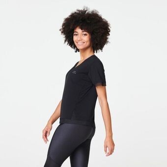 Decathlon Camiseta de corrida feminina run feel oferta