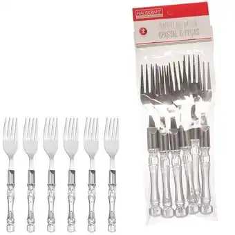 Garfo mesa cristal 6 peças hauskraft