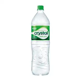 Supper Rissul Água mineral crystal com gás 1,5l oferta