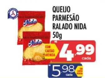 Supermercados Avenida Queijo parmesão ralado nida oferta