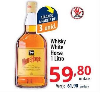 Akki Atacadista Whisky white horse 1 litro oferta