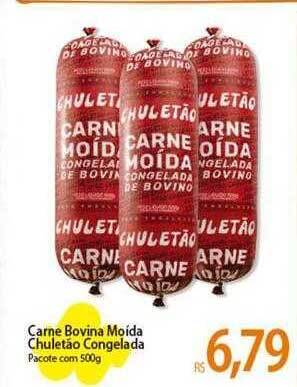 Atacadão Carne bovina moída chuletão congelada oferta