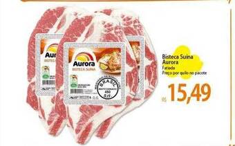 Atacadão Bisteca suína aurora oferta