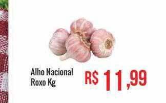 Mart Minas Alho nacional roxo kg oferta