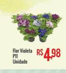 Mart Minas Flor violeta p11 unidade oferta