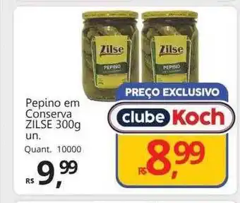 Supermercados Koch Pepino em conserva zilse oferta