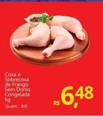 Supermercados Koch Coxa e sobrecoxa de frango sem dorso congelada kg oferta