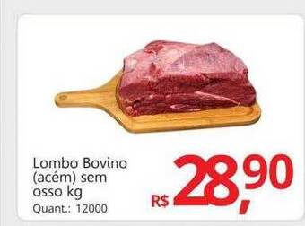Lombo bovino acém sem osso kg