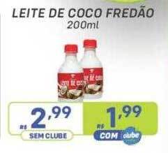 Prezunic Leite de coco fredão oferta