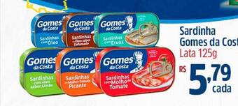 Quartetto Supermercados Sardinha gomes da costa oferta