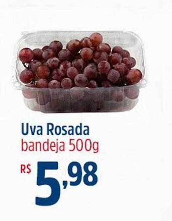 Quartetto Supermercados Uva rosada bandeja oferta
