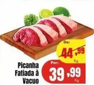 Barbosa Supermercados Picanha Fatiada à vacuo 1kg oferta