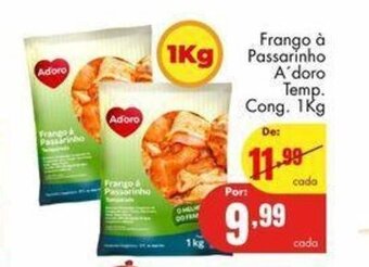 Barbosa Supermercados Frango à Passarinho A'doro Temp. cong. 1kg oferta