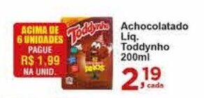 Achocolatado Liq. Toddynho 200ml