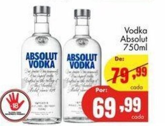 Vodka Absolut 750ml