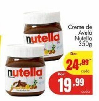 Creme de Avelã Nutella 350g