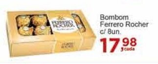 Rossi Supermercado Bombom Ferrero Rocher c/ 8un. oferta