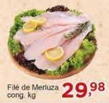 Rossi Supermercado Filé de Merluza cong. 1kg oferta