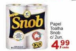 Rossi Supermercado Papel Toalha Snob c/2un oferta