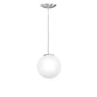 Luminária pendente bola 20cm com cabo transparente para 1 lâmpada e27 - boru-20