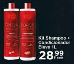 Rossi Supermercado Kit Shampoo + condicionador Eleve 1L oferta
