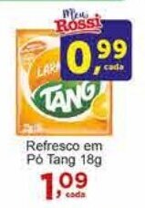 Rossi Supermercado Refresco em pó Tang 18g oferta