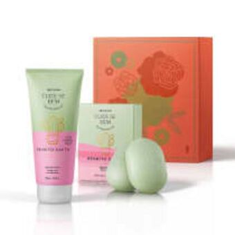 O Boticário Combo presente cuide-se bem bendito cacto: 2 sabonetes em barra + loção corporal 200ml + caixa de presente oferta