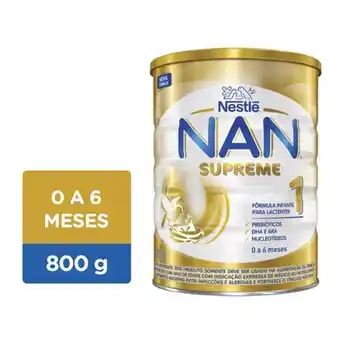 Fórmula infantil nan supreme 1 800g