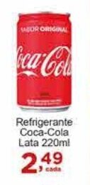 Rossi Supermercado Refrigerante Coca cola lata 220ml oferta