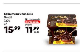 Zaffari Sobremesa chandelle nestlé oferta
