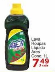 Rossi Supermercado Lava roupas Líquido Ares Conc. 1L oferta