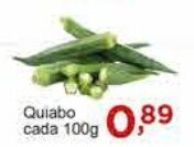 Rossi Supermercado Quiabo cada 100g oferta